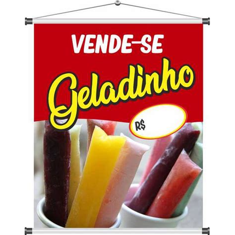 placa vende se geladinho|vende se suquinho.